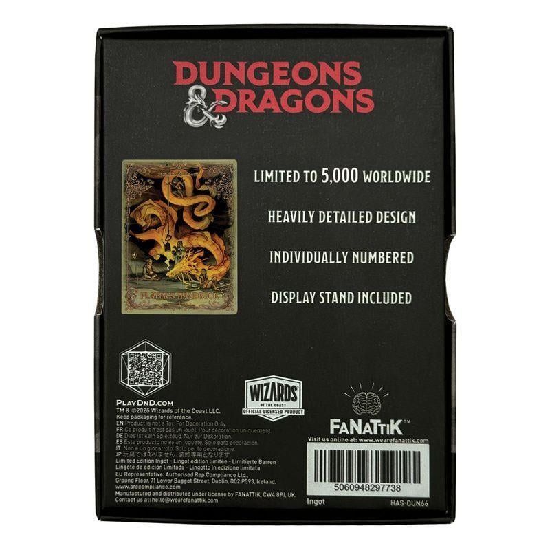 DONJONS & DRAGONS - Player's Handbook - Lingot Edition Limitée