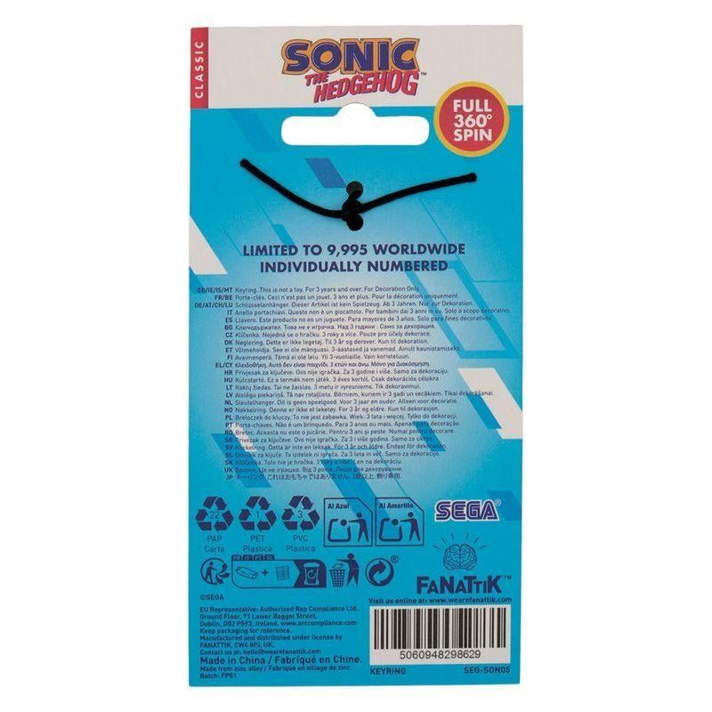 SONIC - Spinning - Porte-clés Edition Limitée