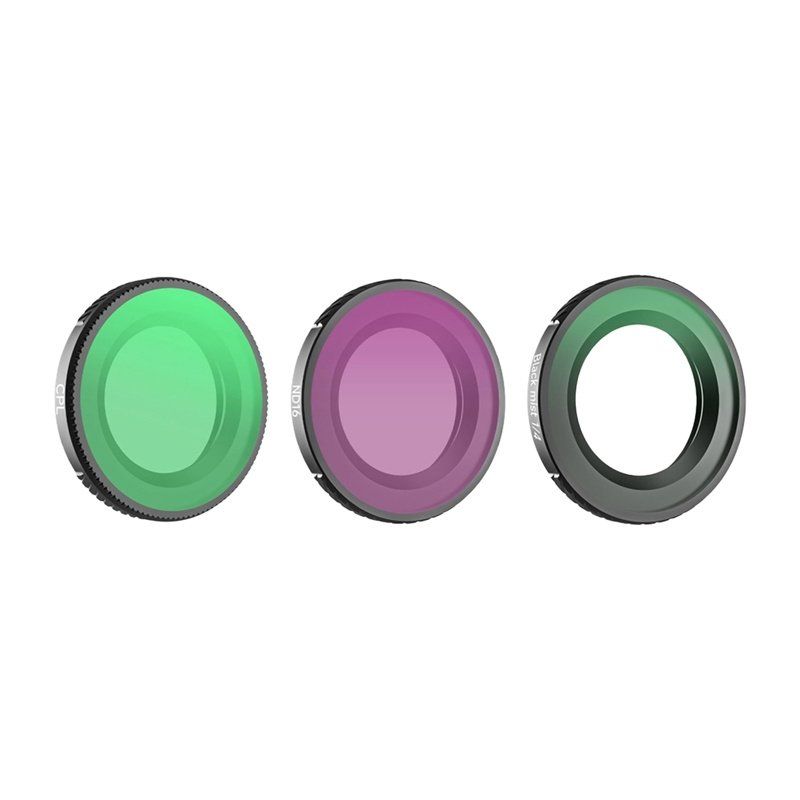 Sunnylife 1/4" lens filters 3 pcs. - Black Mist CPL ND16 for Osmo Nano