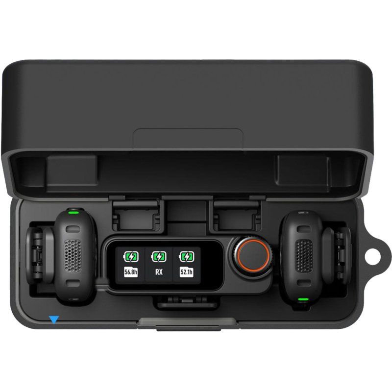 PULUZ Silicone Charging Case Protective Cover for DJI Mic 3 (Black)