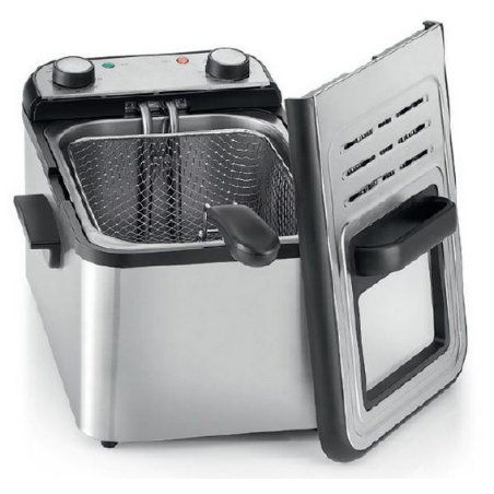 friteuse inox simple cuve 4L inox 3000W *