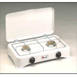 KitchenChef 5326C hob White Countertop Gas 2 zone(s)