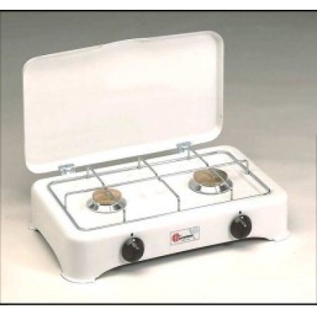 KitchenChef 5326C hob White Countertop Gas 2 zone(s)