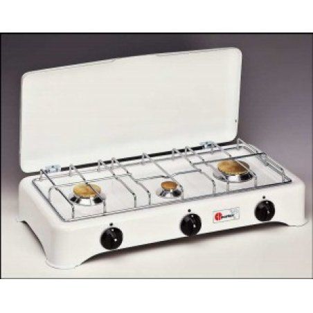 KitchenChef 5327C plaque Blanc Comptoir Gaz 3 zone(s)