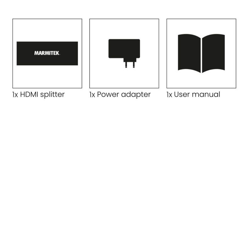 Marmitek Split 618 Pro - Splitter HDMI 4K 120Hz - 1 entrée / 8 sorties