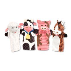 Melissa & Doug - Hand Puppets Farm Friend (806021)