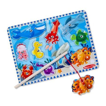 Melissa & Doug - Fishing Magnetic Puzzle Game 10 Pcs (806117)