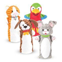 Melissa & Doug - Hand Puppets Playful Pets (806022)