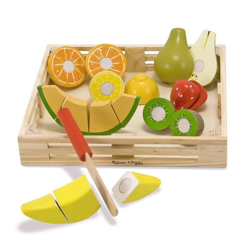 Melissa & Doug - Food Play Wooden Cutting Fruit (806107)