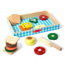 Melissa & Doug - Wooden Sandwich Making Play Set (806111)