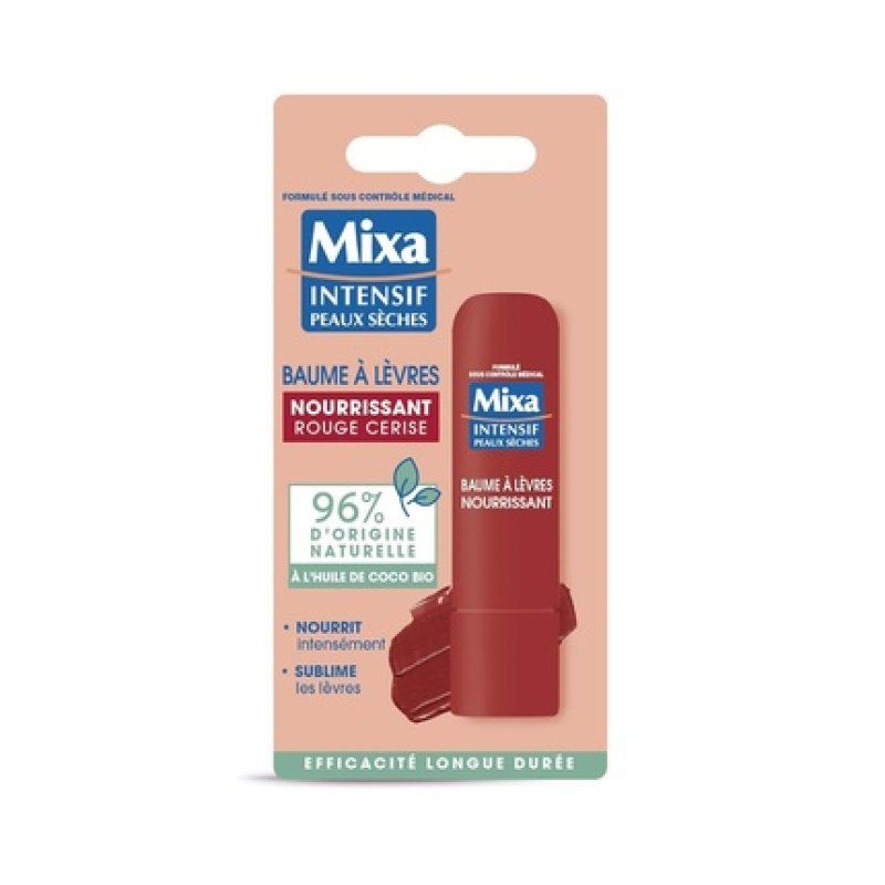 Mixa Nourishing Lip Balm Cherry Red