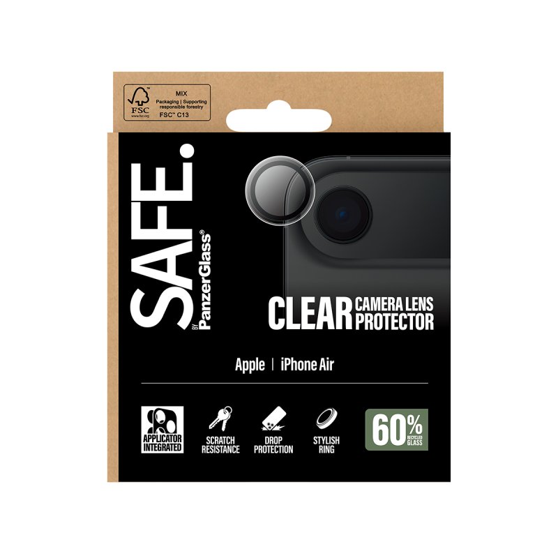 PanzerGlass - SAFE. Camera Lens Protector Transparent - iPhone Air