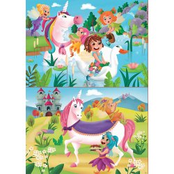 Educa - 2x20 pcs, Unicorns And Fairies (80-18064)