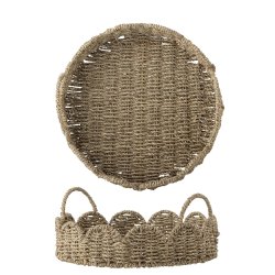 Bloomingville - Brea Serving Tray - Nature - Seagrass
