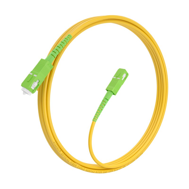 AISENS A152-0982 InfiniBand/fibre optic cable 5 m SC SMF Yellow