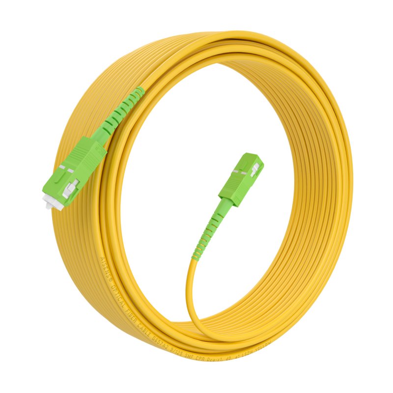 AISENS A152-0984 InfiniBand/fibre optic cable 10 m SC SMF Yellow