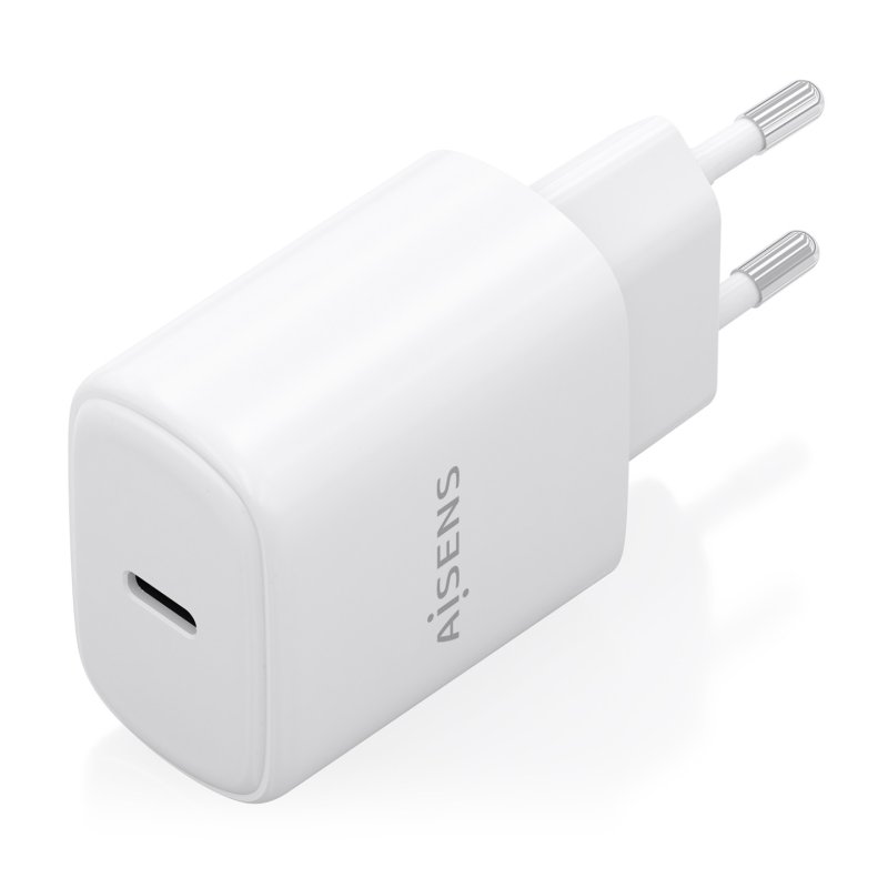 CARGADOR AISENS GAN 30W 1XUSB-C PD3.0 BLANCO