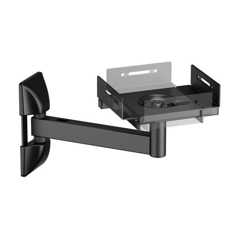 SOPORTE UNIVERSAL AISENS PARED GIRATORIO E INCLINABLE ALTAVOCES NEGRO