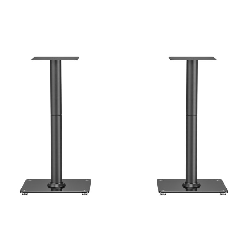 AISENS SPK10U-431 speaker mount Floor Steel, Glass Black