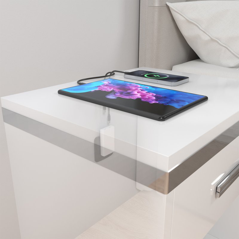 CARGADOR AISENS GAN PARED ULTRA DELGADO 65W 2XUSB-C PD3.0 QC4.0 BLANCO