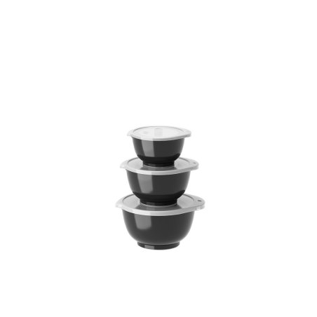 Rosti - Margrethe Mini Bowl Set 0.25 0.5 0.75 Litres - Carbon Black