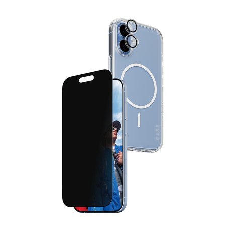 PanzerGlass - CARE 3-in-1 Flagship Privacy Bundle - iPhone 17