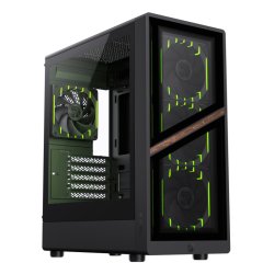Boitier Mini Tour Micro ATX Gamemax Aeris 330 ARGB avec panneau vitré (Noir)