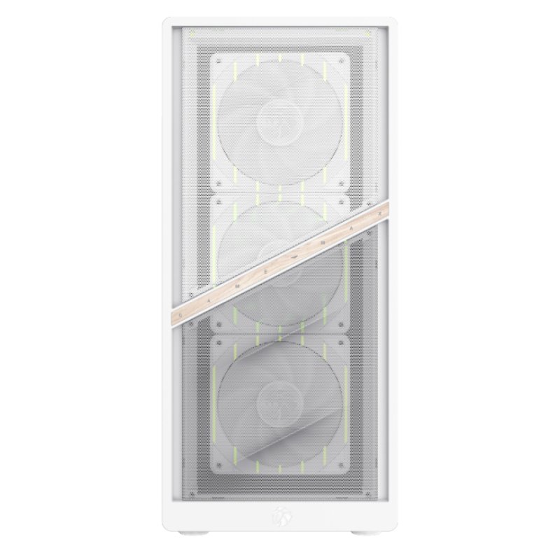 Boitier Mini Tour Micro ATX Gamemax Aeris 330 ARGB avec panneau vitré (Blanc