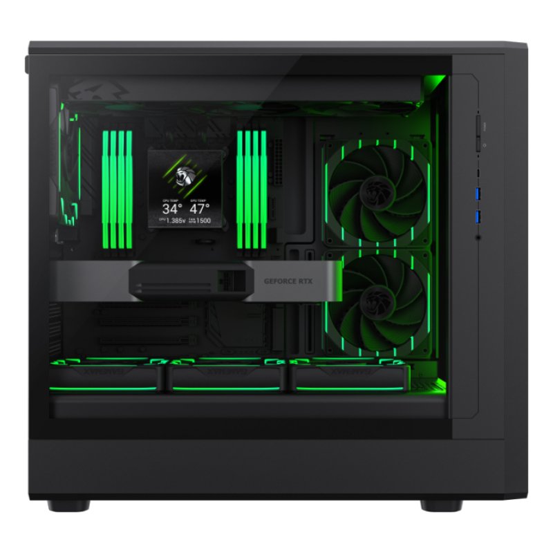 GameMax CLAW 460 BK Midi Tower Black