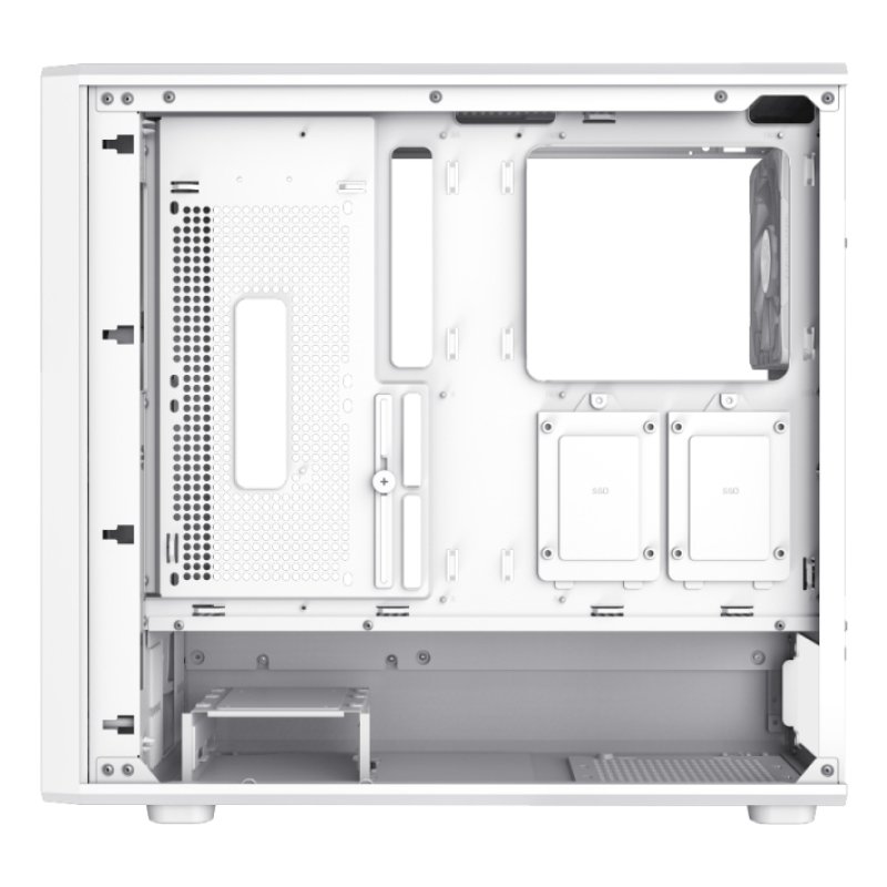 Boitier Moyen Tour ATX Gamemax Claw 460 avec panneau vitré (Blanc)
