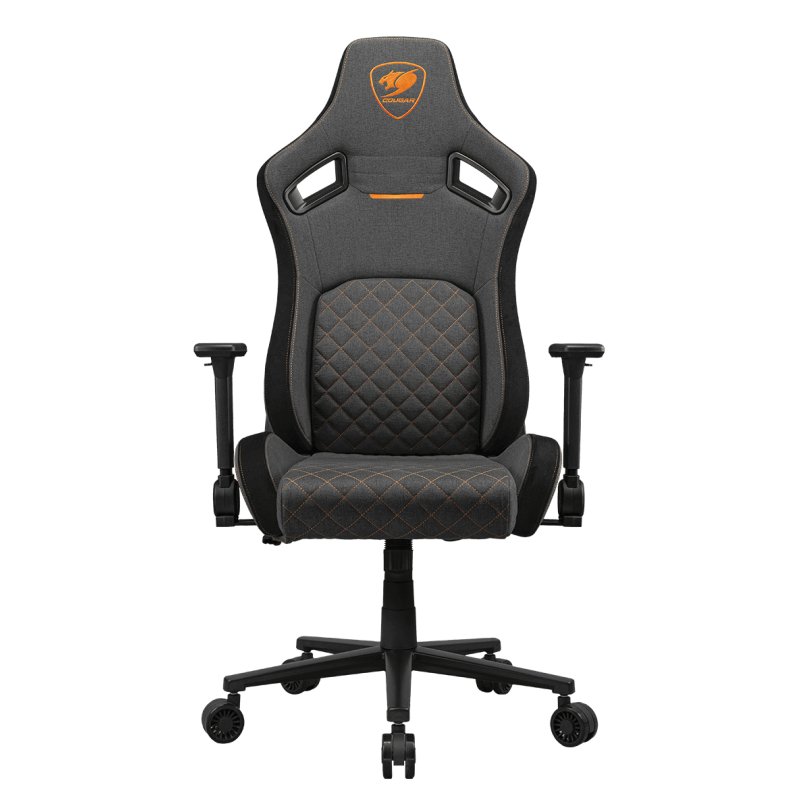 COUGAR CGR-DFF-GRB Siège de jeu sur PC Siège capitonné Noir, Or