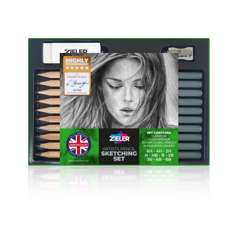 Zieler - Artist Pencil Sketching Set (609299368)