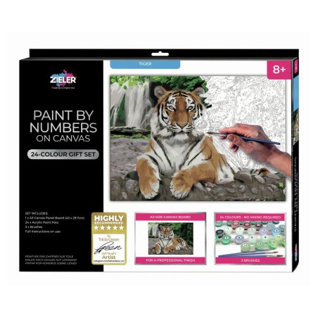 Zieler - Paint By Numbers - Tiger (609299433)