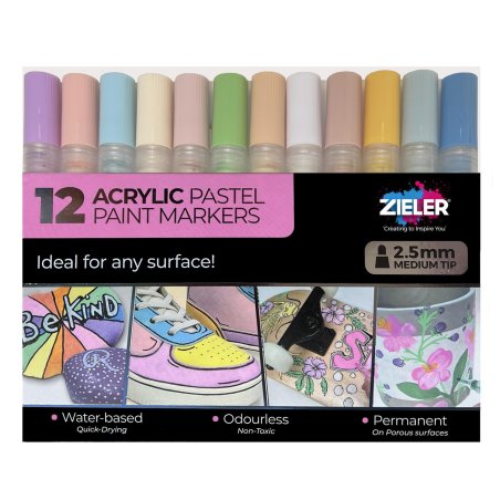 Zieler - Paint Markers Pastel Medium (609299514)