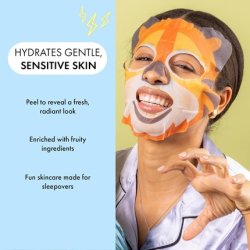 7th Heaven Go Wild Pamper Box Skincare Gift Set with 6 Printed Animal Face Masks