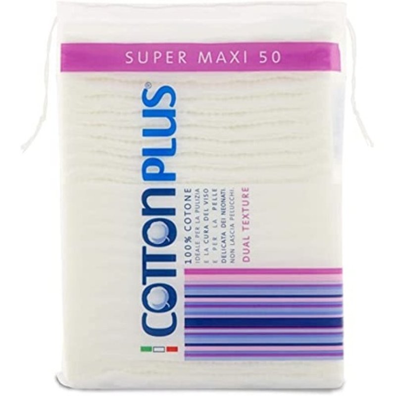 Cotton Plus Super Maxi Facial Cleansing Wipes 50 Pieces