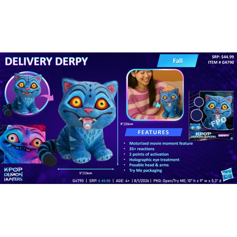 K-POP DEMMON HUNTERS - Delivery Derpy - Figurine 23cm