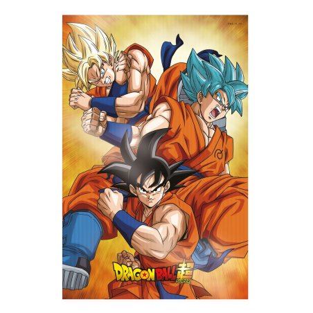 DRAGON BALL SUPER - Goku Evolution - Poster 3D - 58x38cm