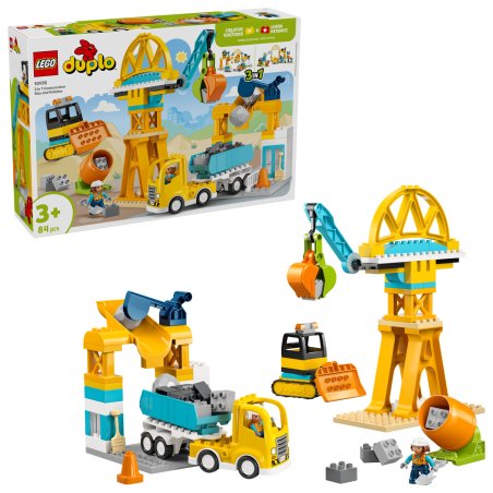 10476 DUPLO Town Baustelle mit Baufahrzeugen - 3-in-1-Set