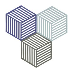 Zone Denmark 32703 dessous de plat 3 pièce(s) Silicone