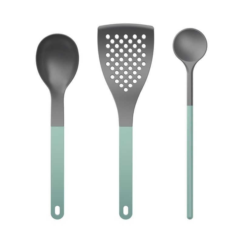Rosti - Optima Kitchen Utensil - Set A – 3 Pieces - Nordic Green