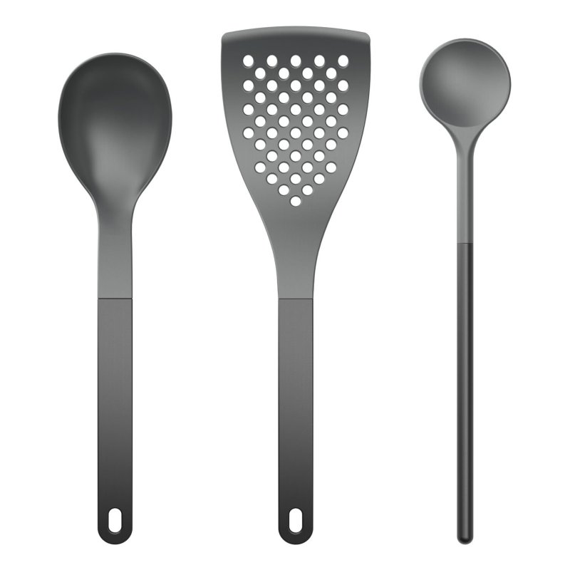 Rosti - Optima Kitchen Utensil - Set A – 3 Pieces - Black