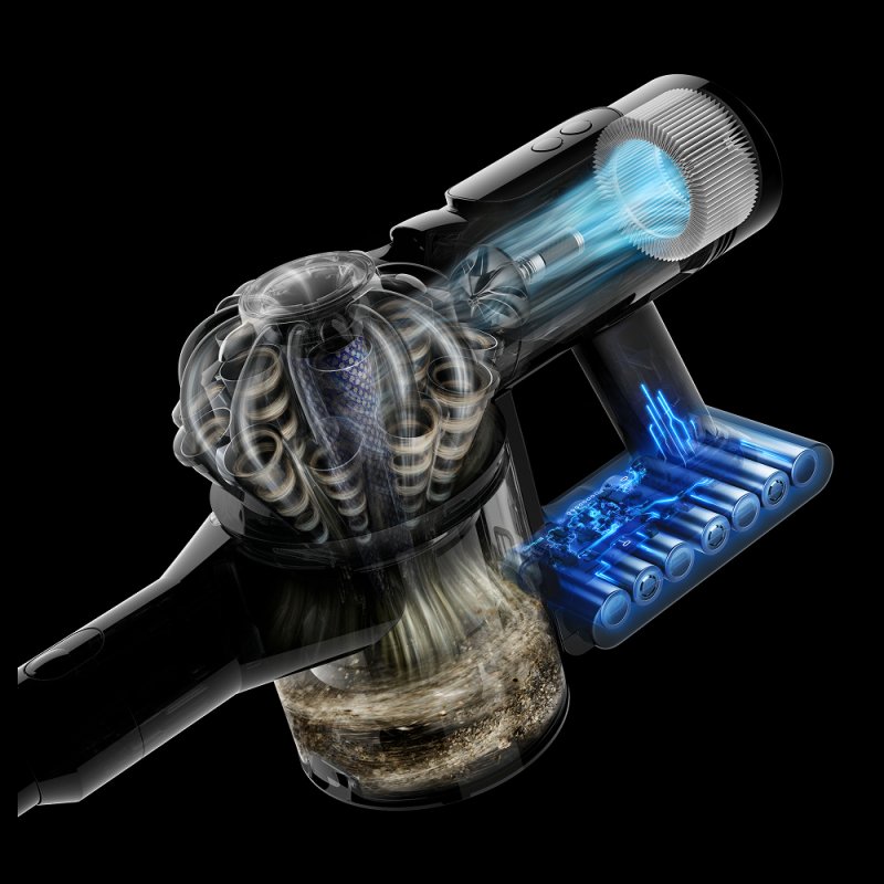 Dyson V8 Cyclone 2-in-1 stick vacuum Battery Dry Bagless 0.54 L Black