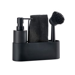 Zone Denmark - Singles Dishwashing Set - 4 Parts - Black