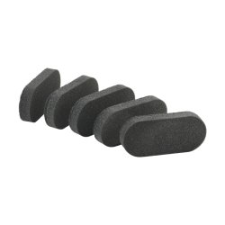 Zone Denmark - Singles Sponges - 5 Pieces - Black