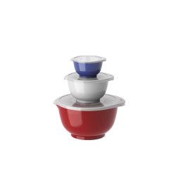 Rosti - Margrethe Mixing Bowl French Set – 6 Pieces – 0.25 0.75 3 Litres – Red, White, Blue