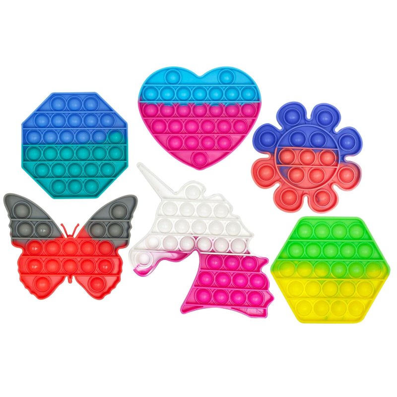 Fun Trend - POP'em Bubble Fidget,Basic,2 asst (50101)
