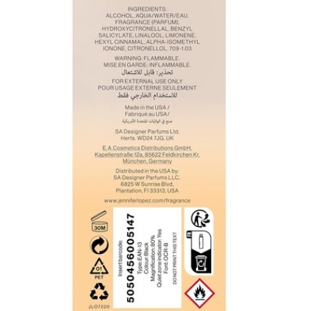 Jennifer Lopez Enduring Glow Body Mist 240ml 8fl Oz