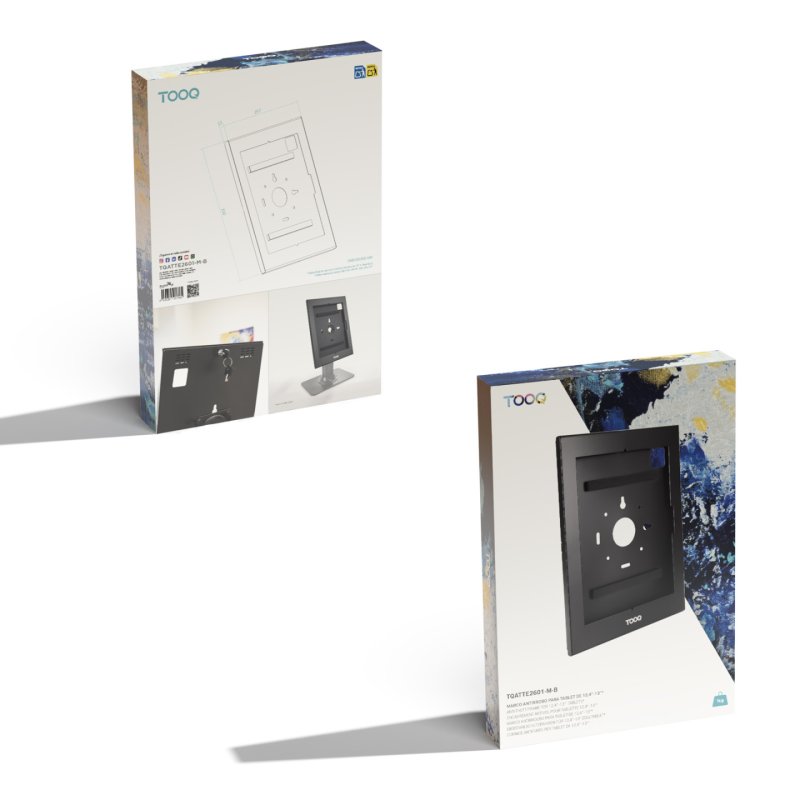 TooQ Anti-Theft Frame with Security Lock for 12.4” to 13” Tablets