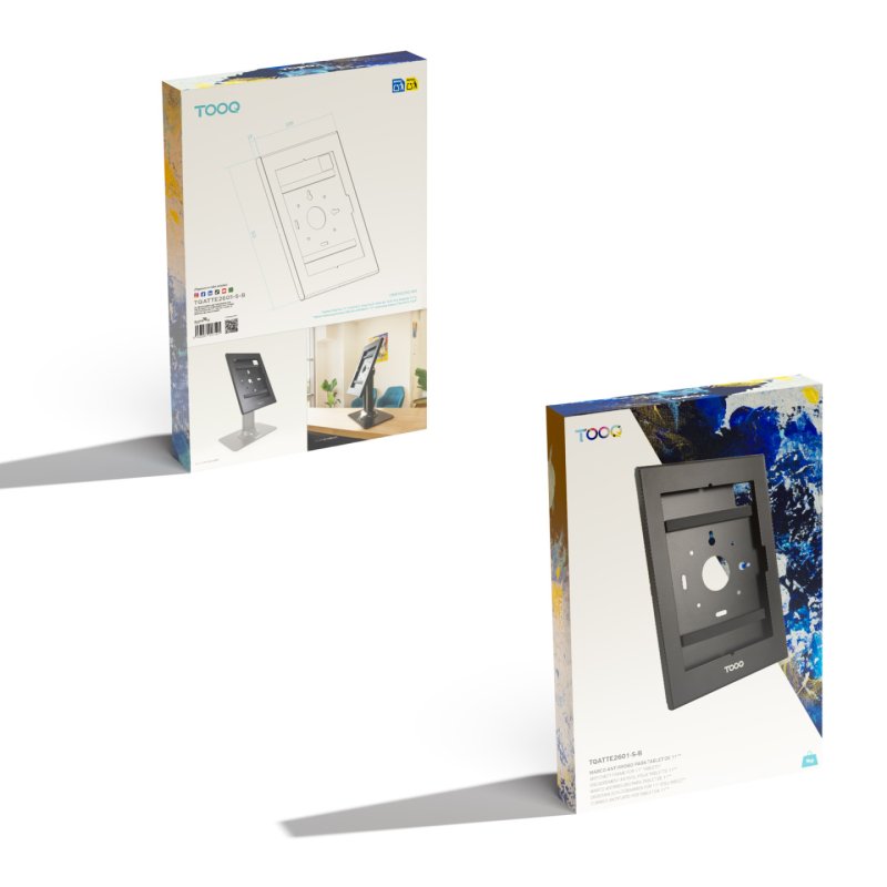 TooQ Encadrement Antivol avec Serrure de Sécurité pour Tablettes 11”